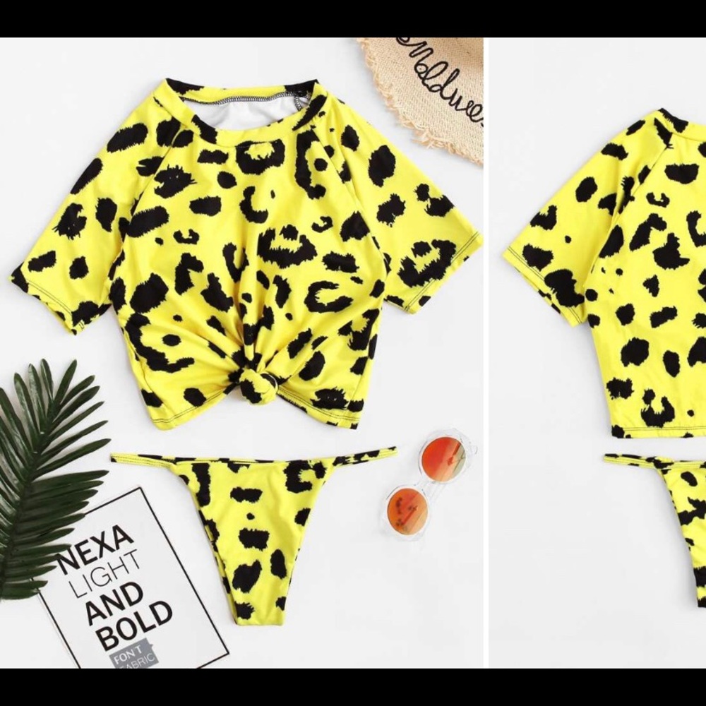 Cheetah Print Swimsuit